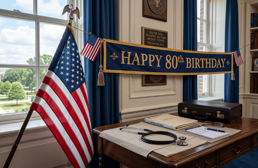 President Trump undergoes annual physical ahead of 80th birthday