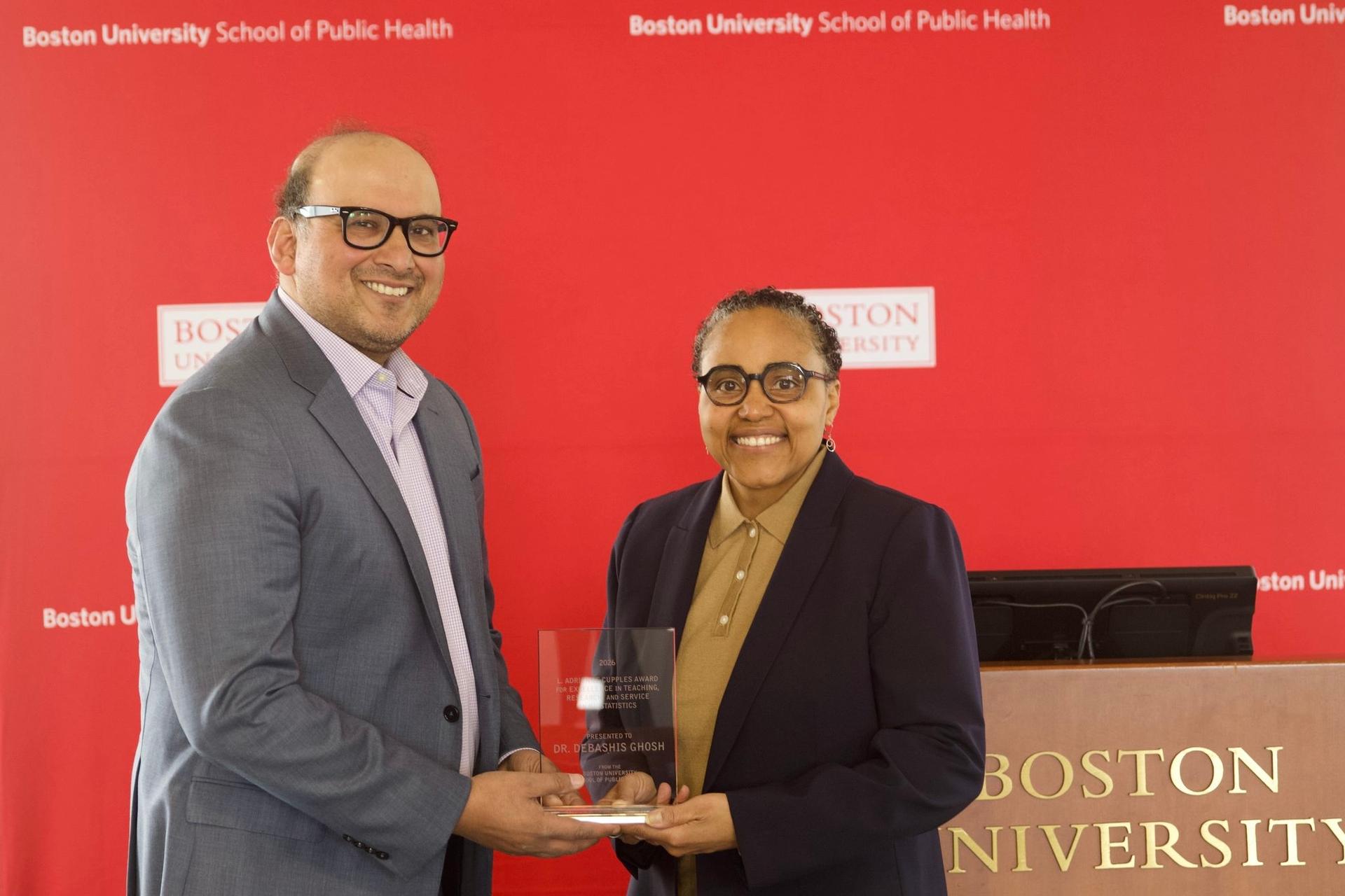 Debashis Ghosh wins 2026 L. Adrienne Cupples Award