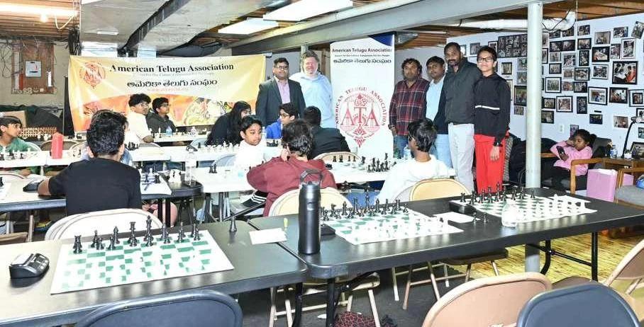 American Telugu Association ATA  Conducts Grand Chess Tournament Successfully in Pennsylvania