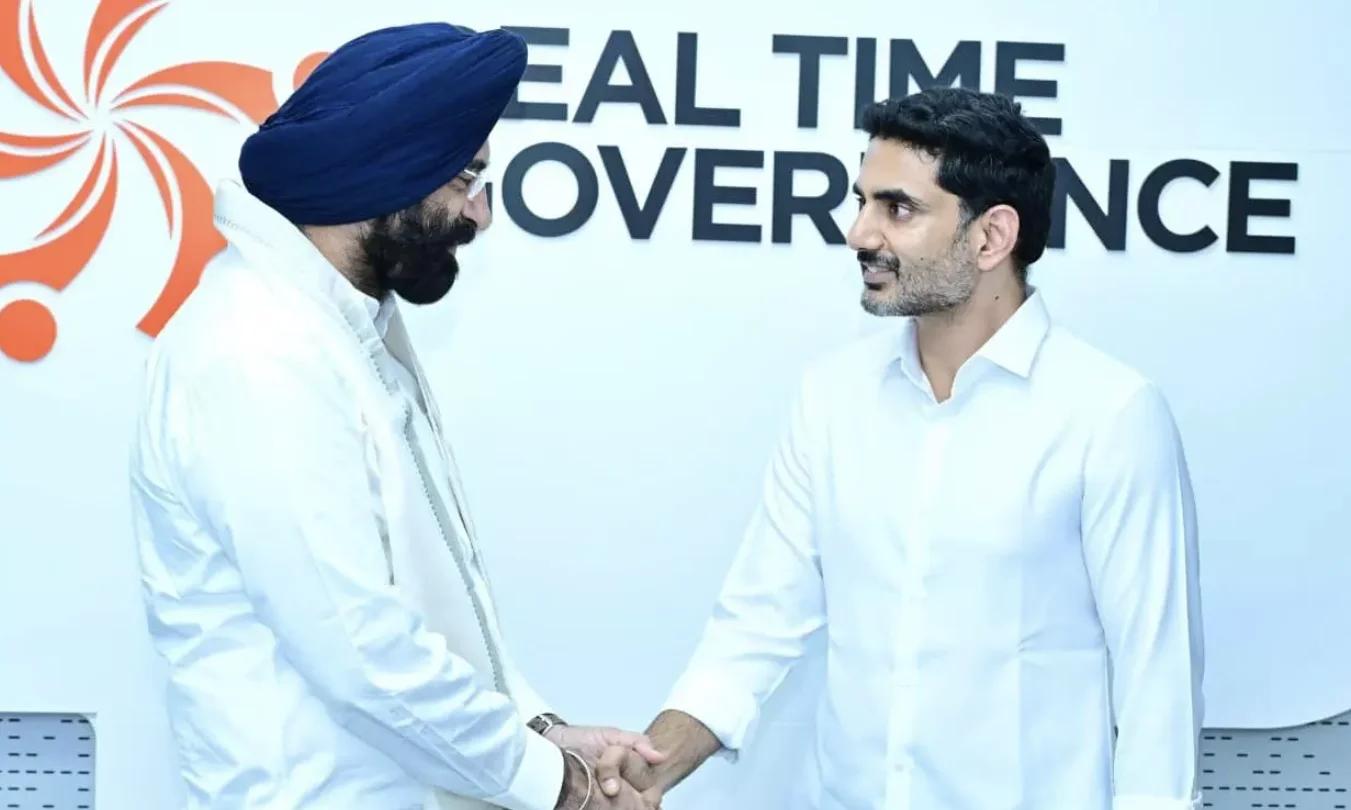 Lokesh Promises AP’s Expertise to Delhi on Industrial, Smart Governance