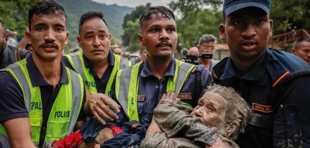 Nepal Flood Survivors: 97-Year-Old Woman Rescued Alive From Rubble as Others Defy Disaster