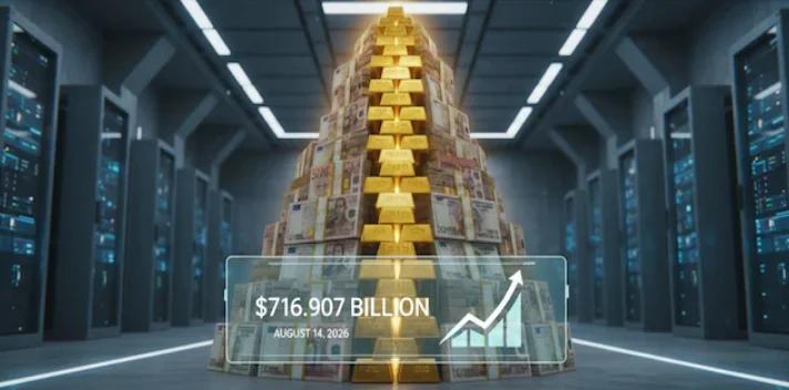India’s Forex Reserves Jump Nearly $10 Billion to $716.9 Billion, Near Record High