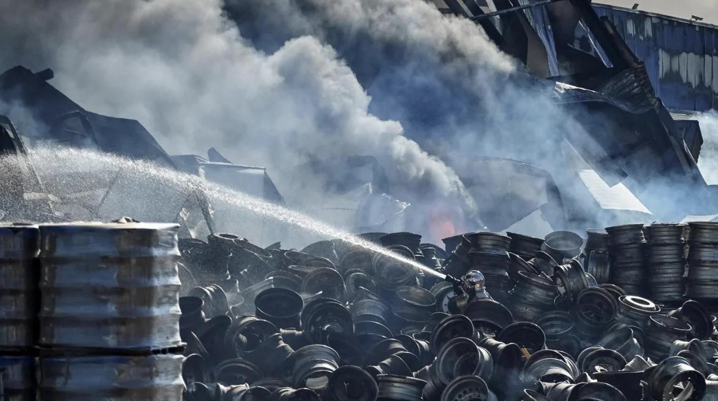 Russian Strike on Kyiv-Area Warehouse Triggers Blast, Killing 27
