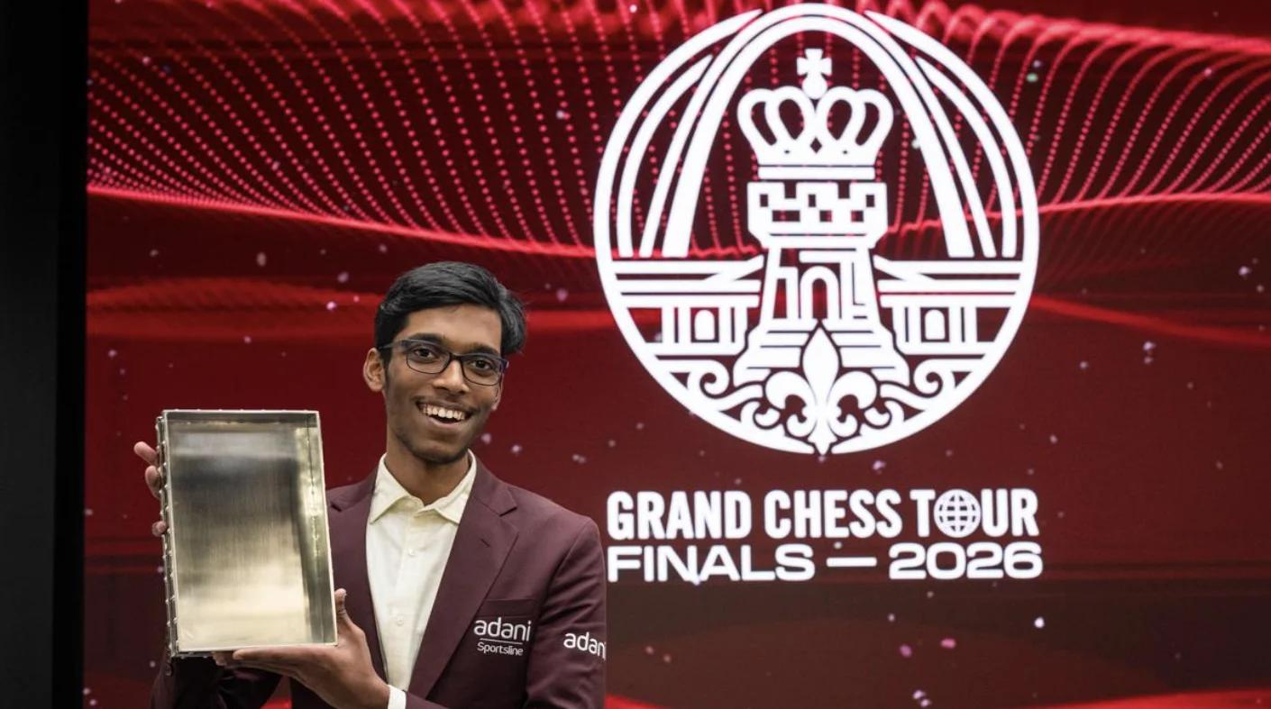 Praggnanandhaa Becomes First Indian to Win Grand Chess Tour Title