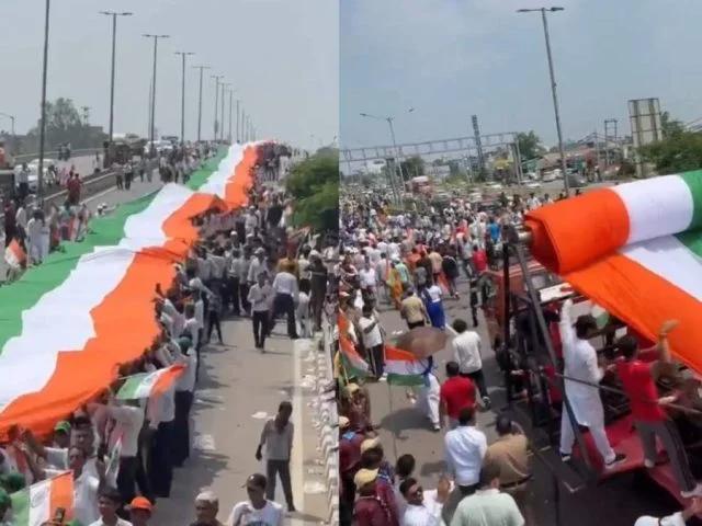 Indian Tricolour Sets Guinness World Record in Palwal, Haryana