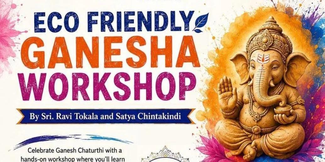 Eco-Friendly Ganesha Workshop to Be Held in Naperville on September 13