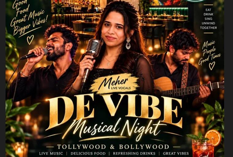 Bollywood-Tollywood Live Musical Night in Aubrey! 
