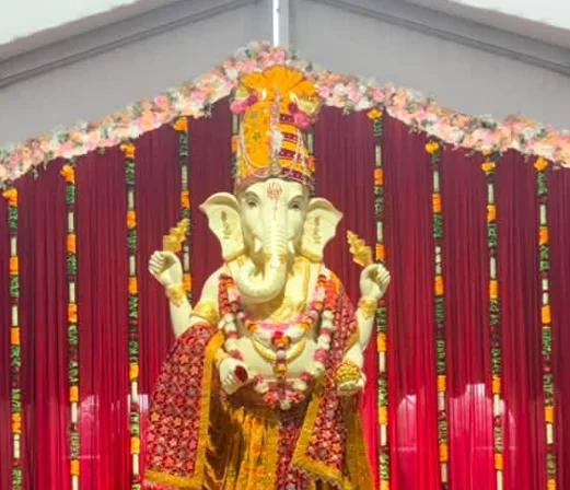 Grand Ganesh Chaturthi Celebrations in New Jersey.. $9,000 Ladoo Auction!