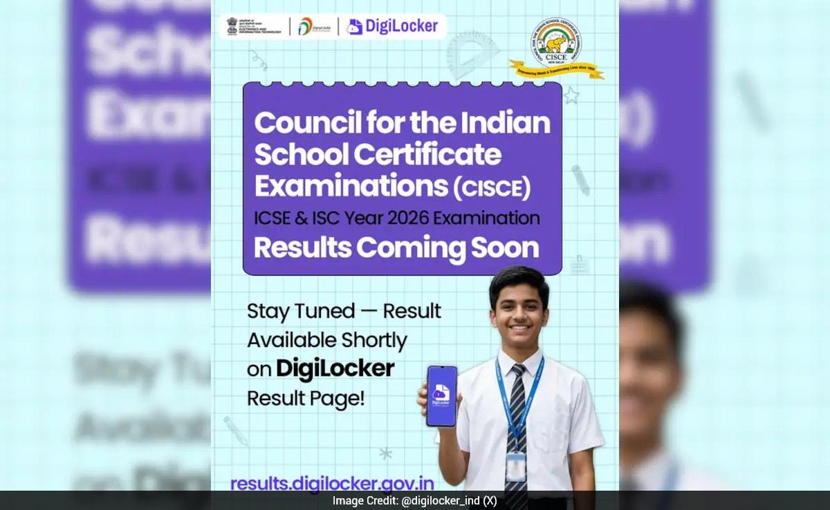 ICSE, ISC Result 2026 Live: Class 12, 10 Scorecard To Be Out Soon, DigiLocker Claims