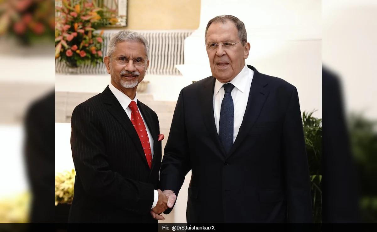 S Jaishankar, Russia's Lavrov Hold Talks Ahead Of BRICS Meet