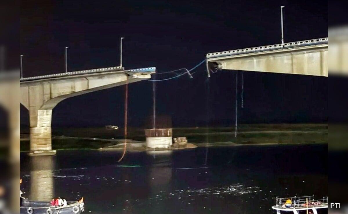 Portion Of Bridge Over Ganga Collapses In Bihar's Bhagalpur, Probe Ordered