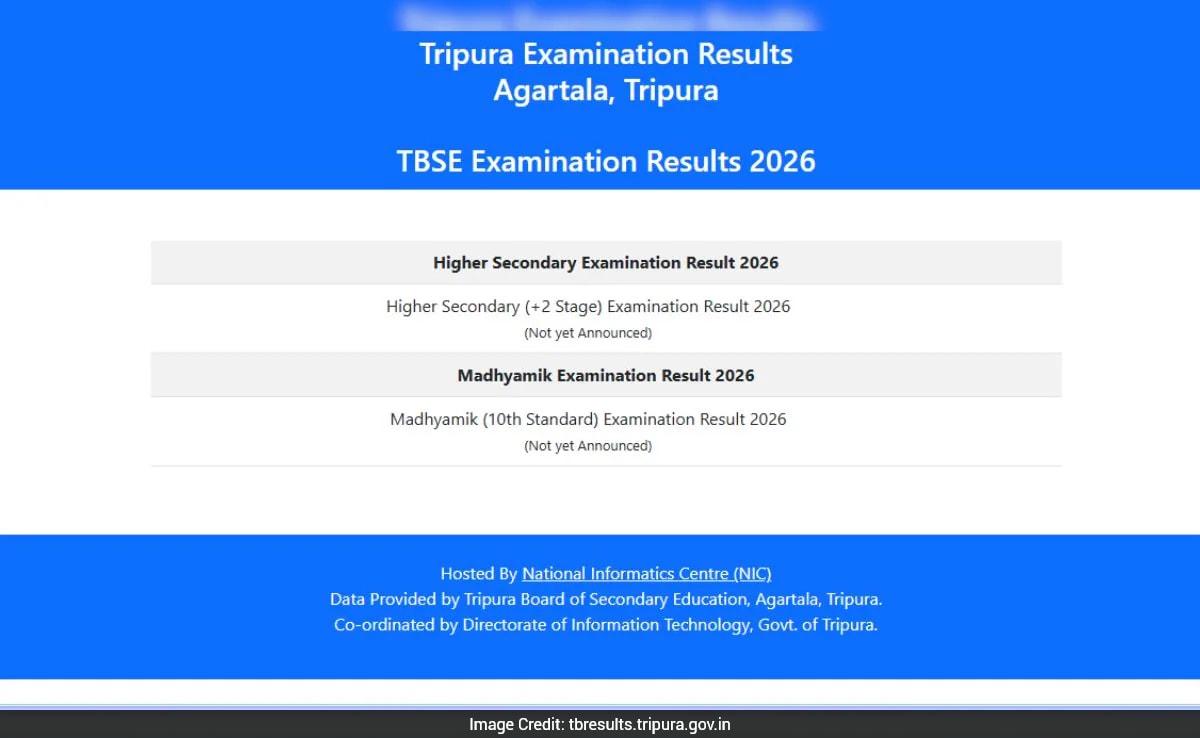 TBSE Result 2026 LIVE: Tripura 10th, 12th Result Today At 12 PM, Check Direct Link, Pass Percentage, Toppers