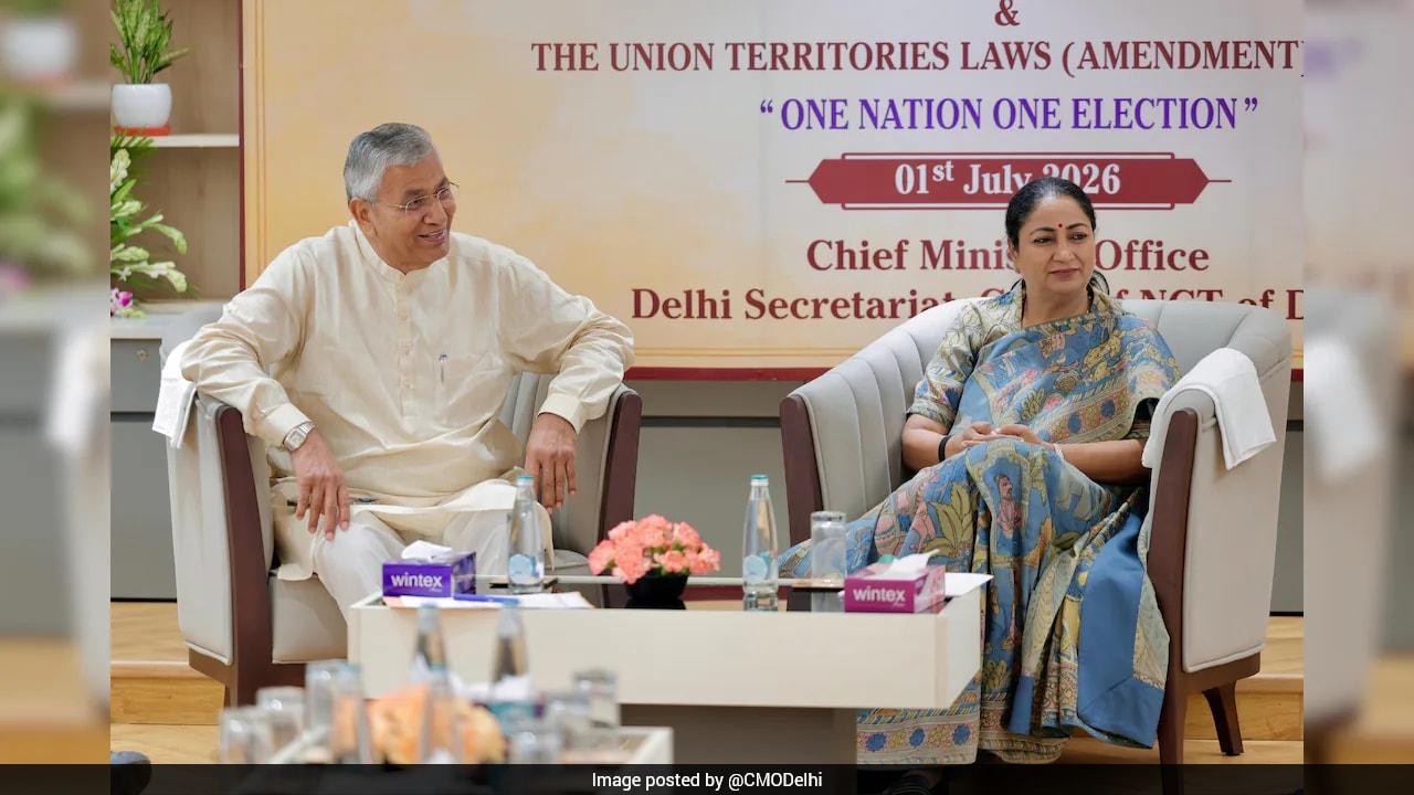 One-Nation-One Election Need Of The Hour, Delhi Will Support: Rekha Gupta
