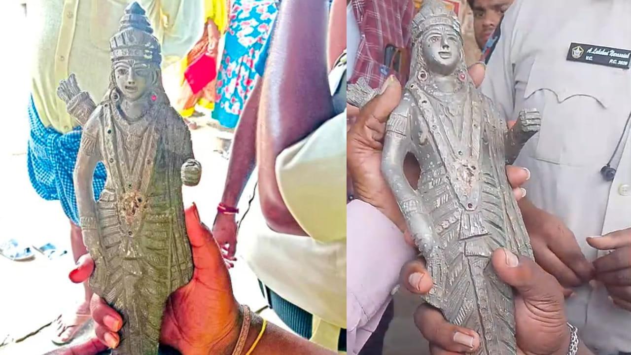 స్నానం చేసేందుకు నదిలో దిగిన స్థానికులు.. మెరుస్తూ కనిపించింది ఏంటా అని చూడగా..