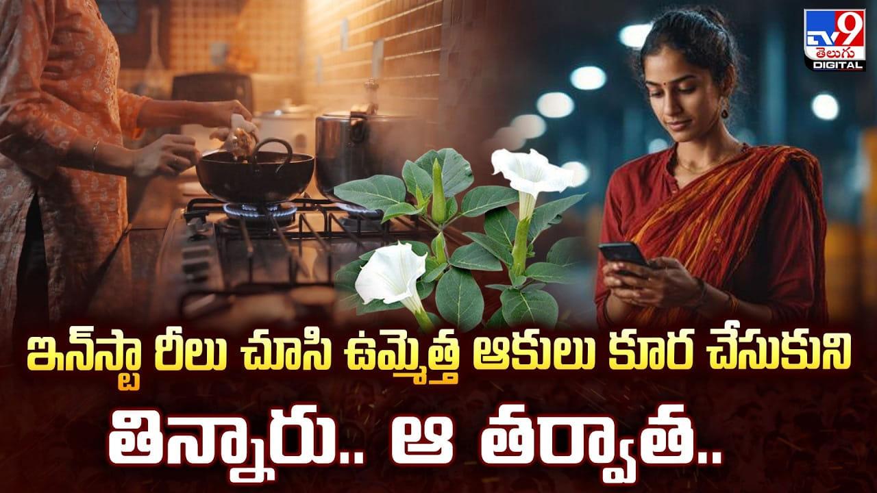 ఇన్‌స్టా రీల్ చూసి ఉమ్మెత్త ఆకులు కూర చేసుకుని తిన్నారు.. ఆ తర్వాత..