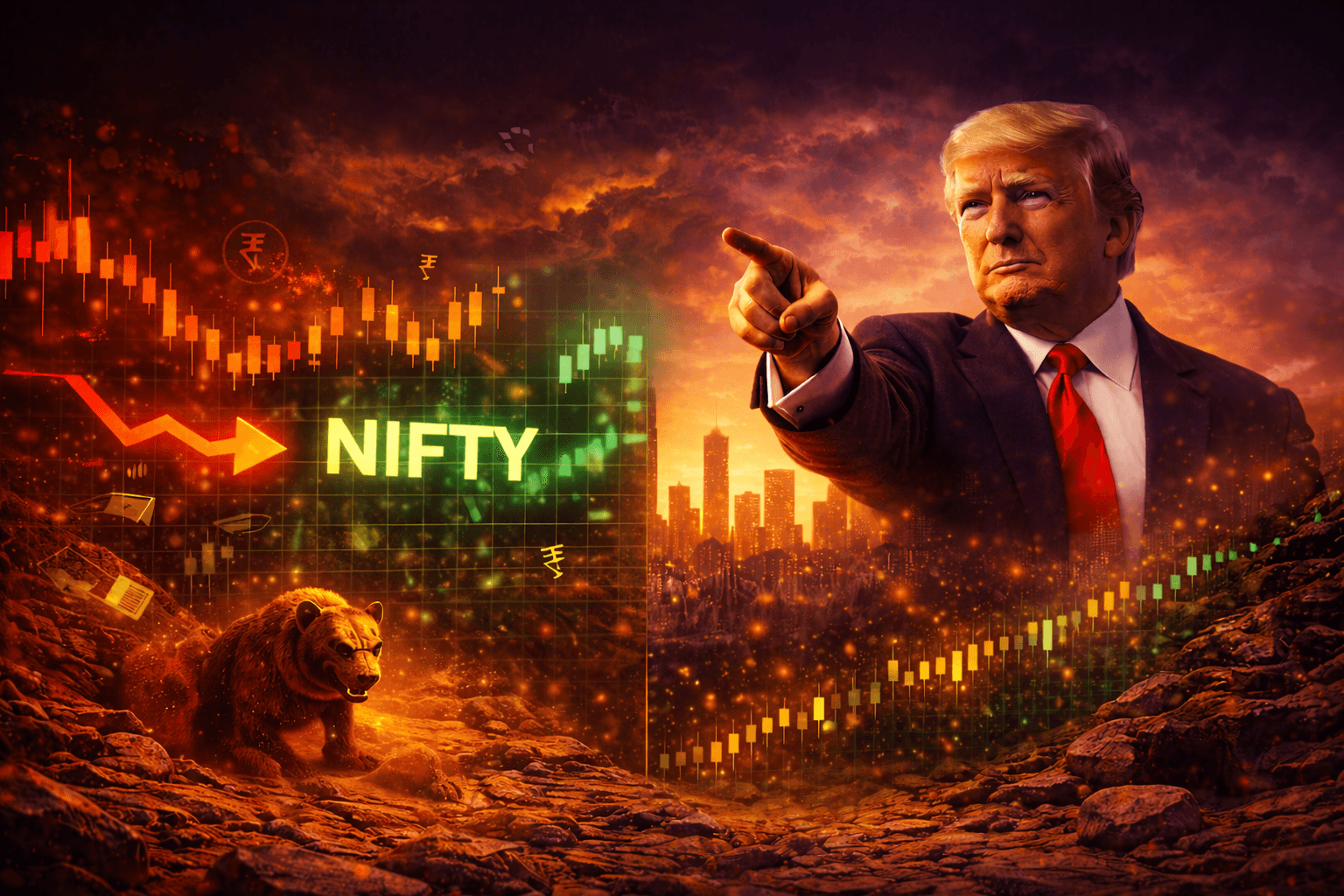 Nifty bears regret not buying the dip. Will Trump hand them a second chance?