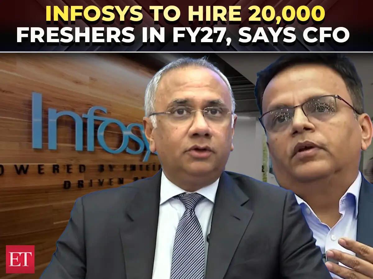 Infosys Q4 Results: Cons profit jumps 21% YoY to Rs 8,501 cr; targets 20,000 fresher hires in FY27