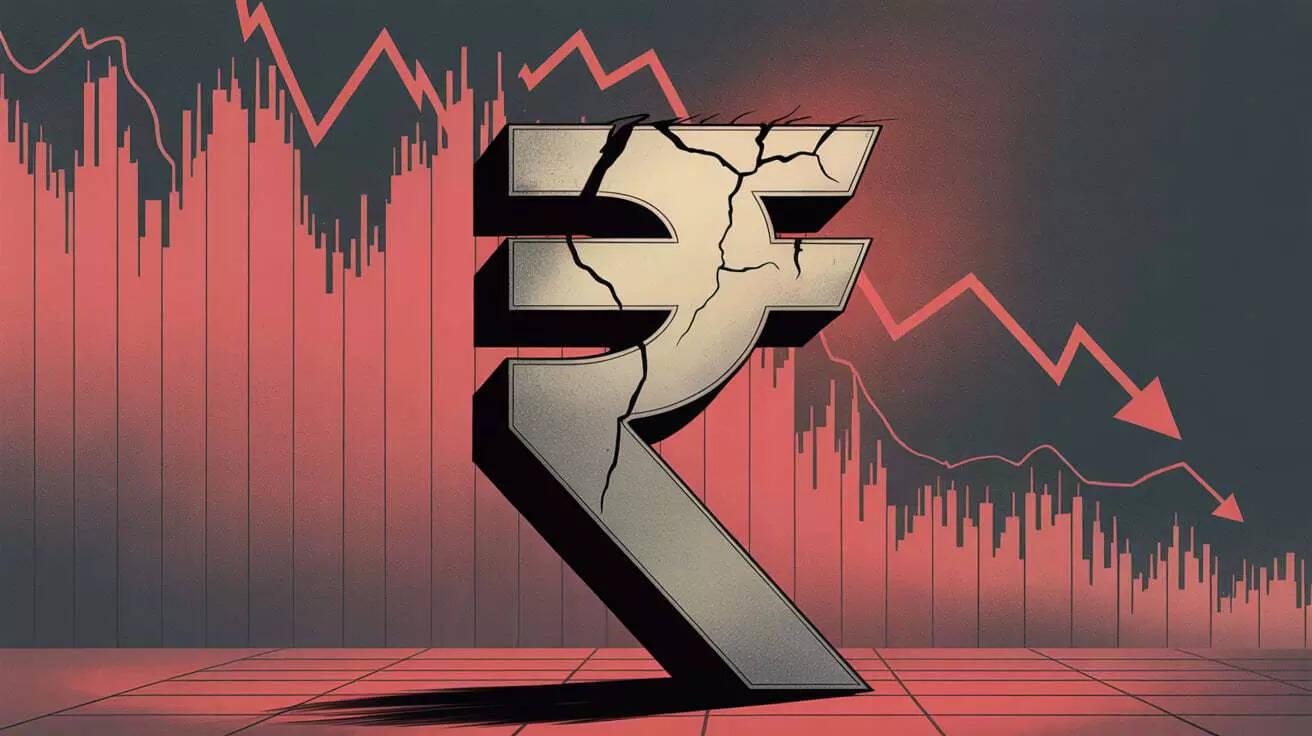 Rupee hits record low of 95.33/$ as oil crosses $125/barrel
