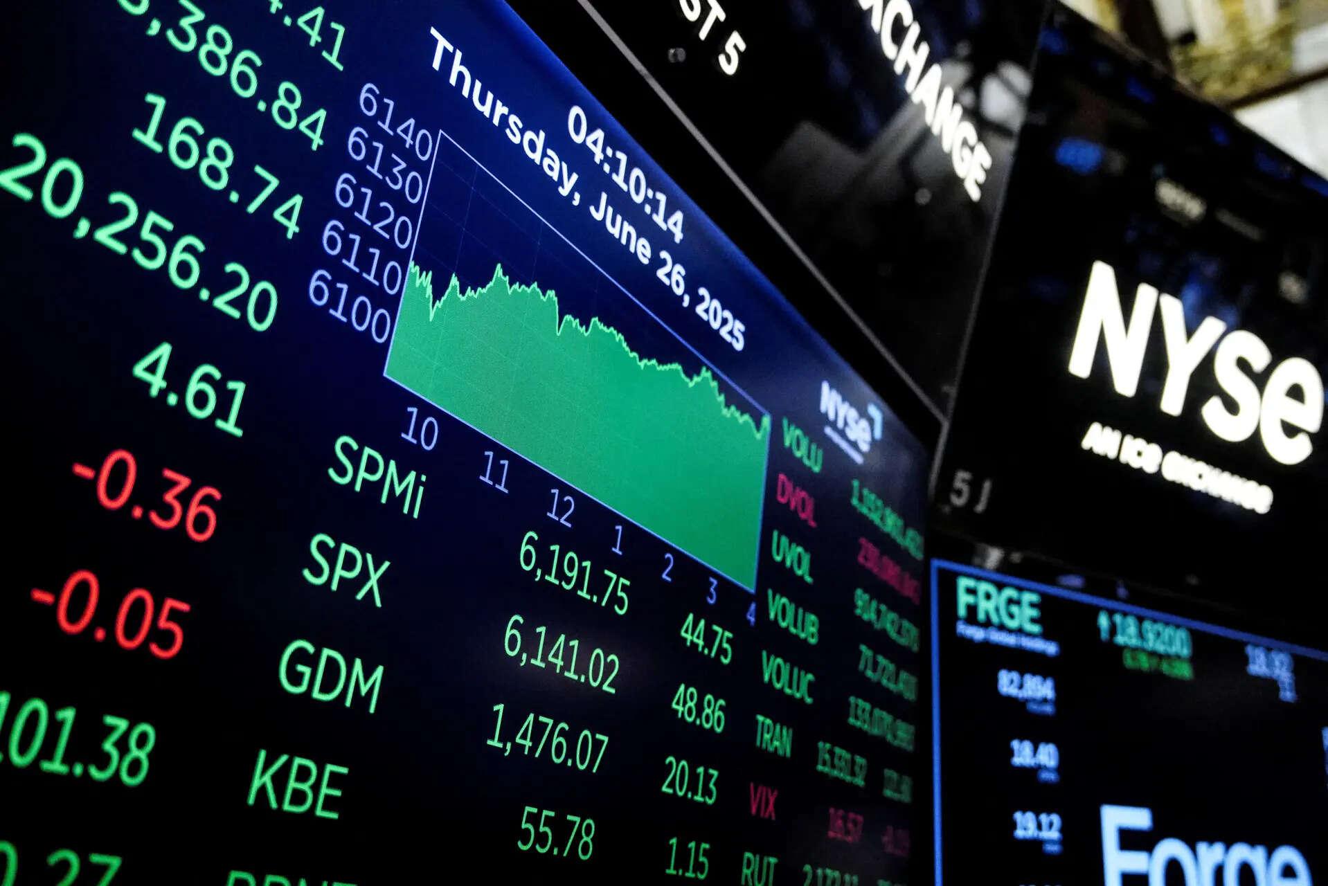 US stocks today: Chip stocks lift Nasdaq, S&P to record closing highs; hot inflation kills rate-cut hopes