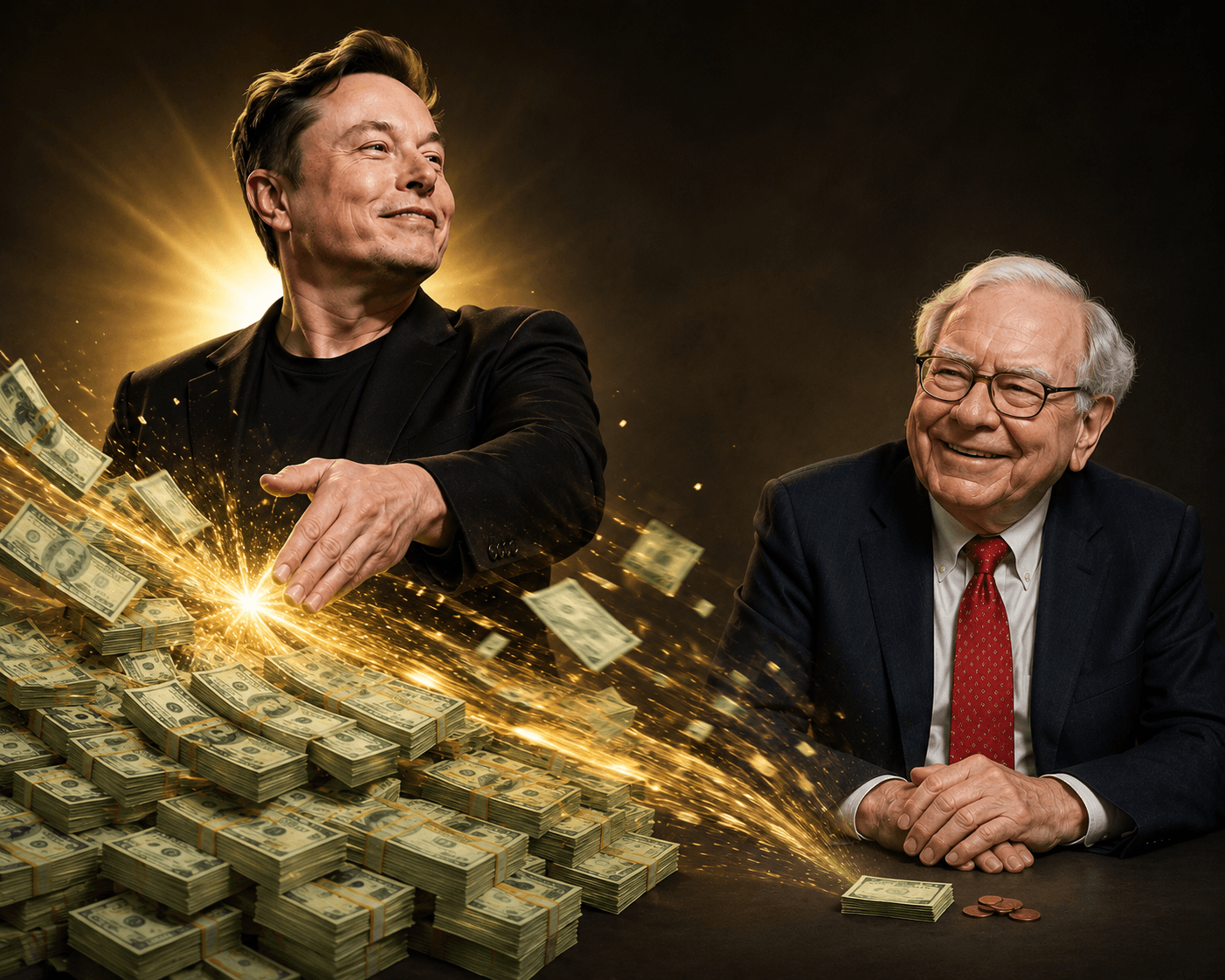 Elon Musk just made Warren Buffett’s entire net worth in a single day