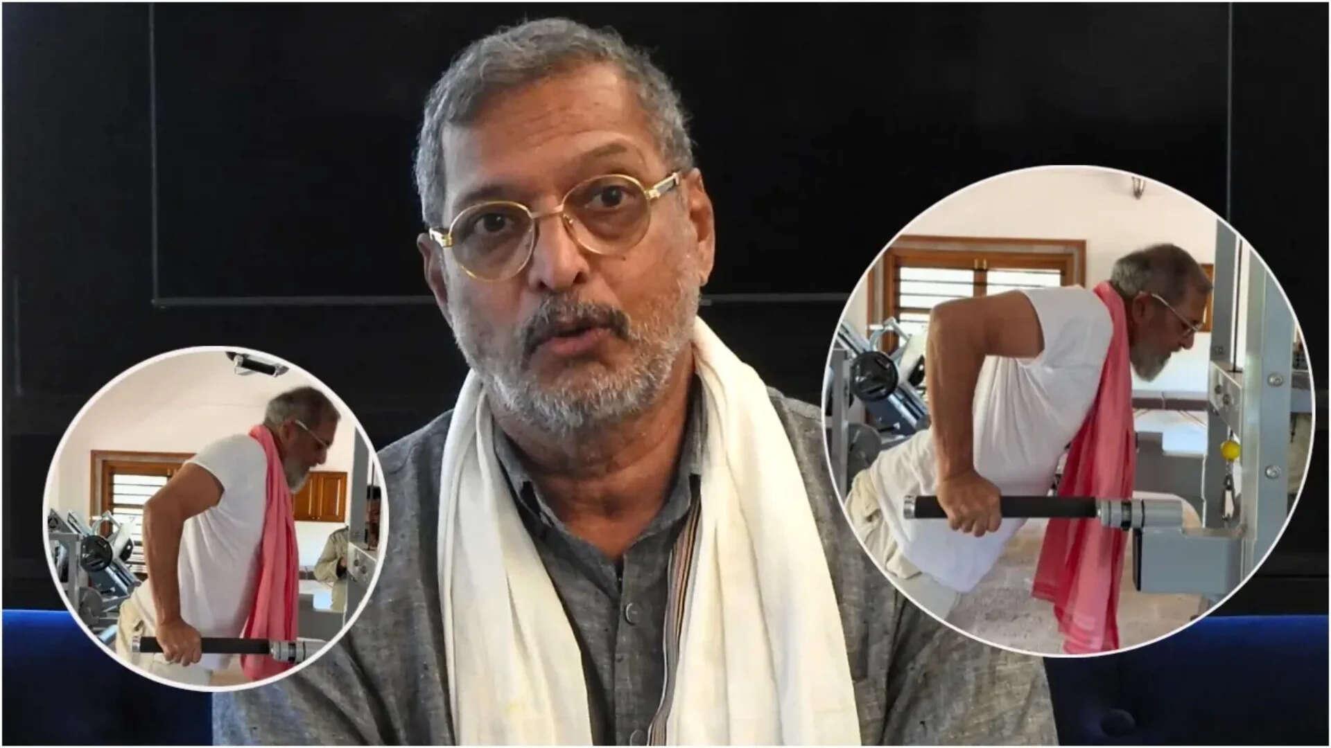 'Control Uday': Nana Patekar does 15 tricep dips at 76
