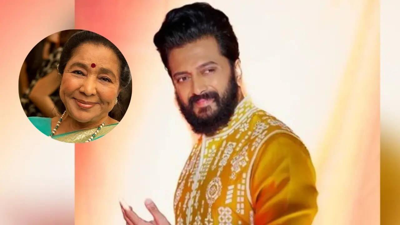 ‘Raja Shivaji’ star Riteish remembers Asha Bhosle