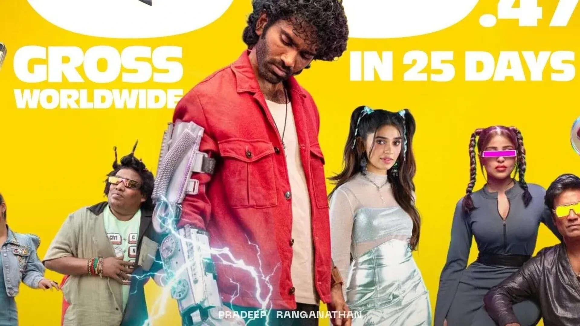 'LIK' box office collection: Pradeep Ranganathan misses 100 crore