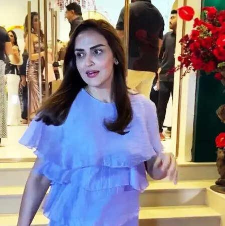 Esha Deol jokes about her windy red-carpet ‘Met Gala moment’