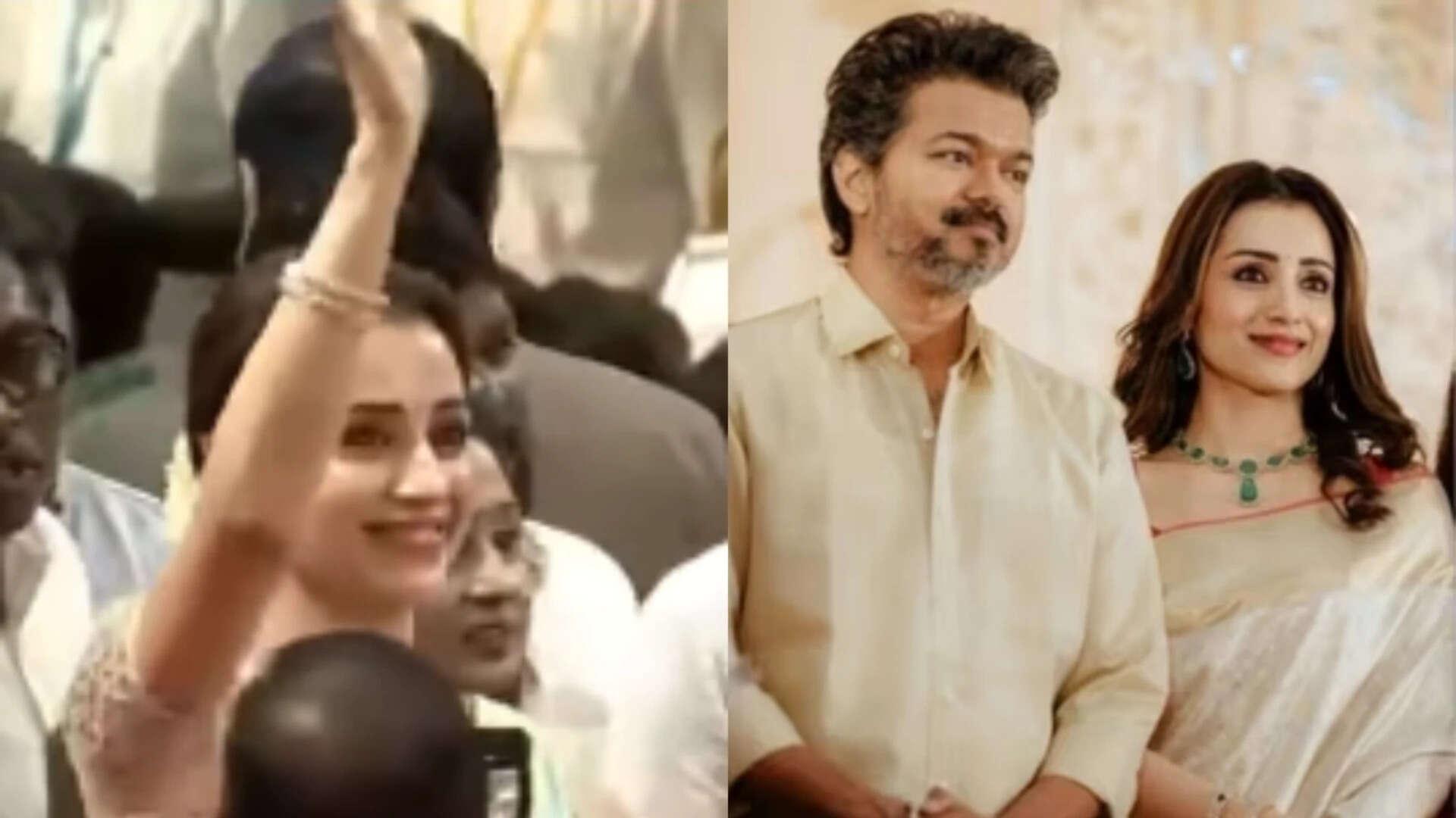 Trisha says she is ‘looking forward’ ahead of Vijay's oath-taking ceremony