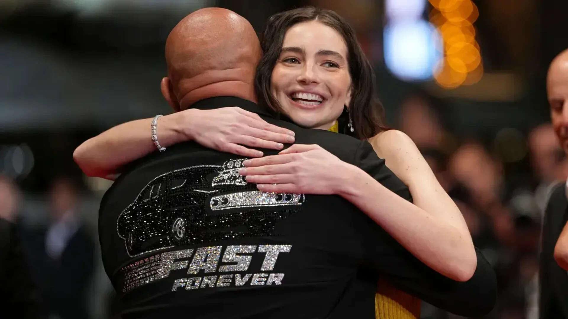 Vin Diesel hugs late Paul Walker's daughter Meadow at Cannes- PICS