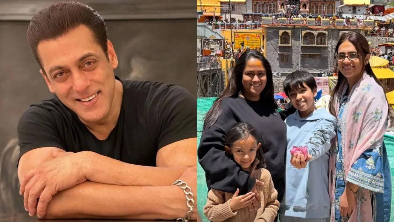 Salman's sister Arpita seeks blessings at Kedarnath