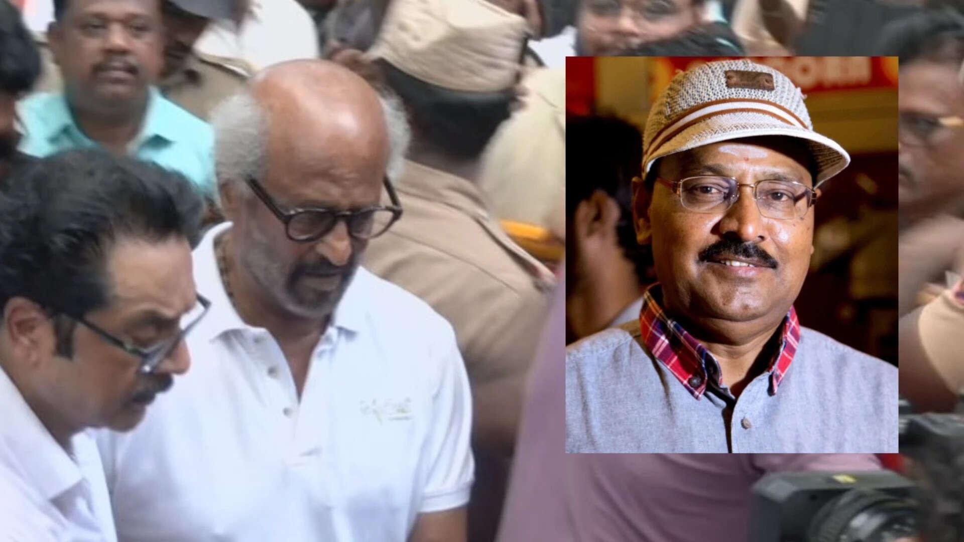 Rajinikanth halts 'Dharman' shoot to pay last respects to K. Bhagyaraj