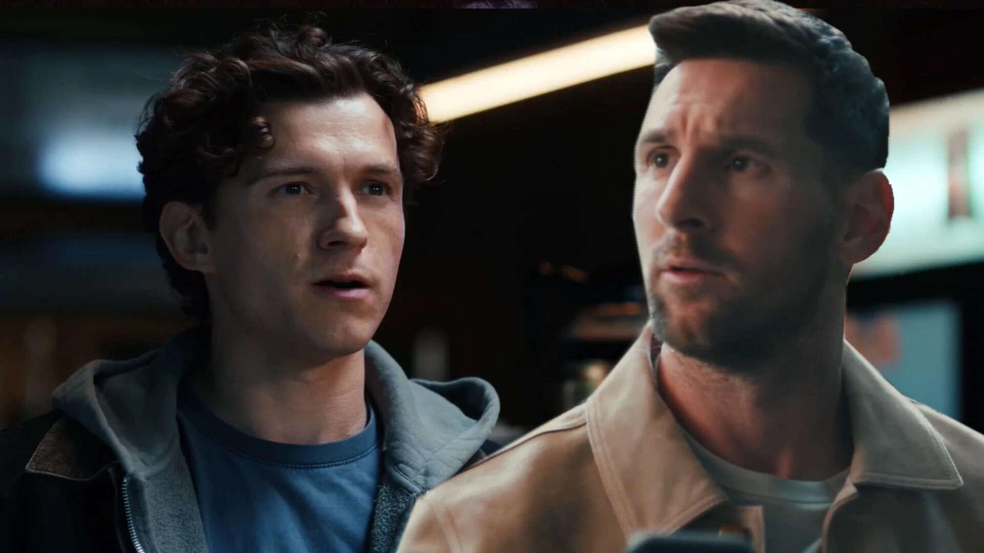 Lionel Messi joins Tom Holland in 'Spider-Man' promo - WATCH