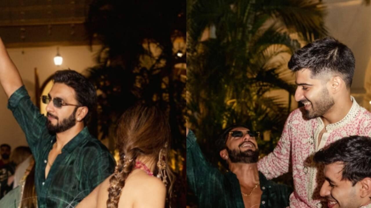 Ranveer Singh dances at a family wedding, carries the groom: WATCH VIDEO