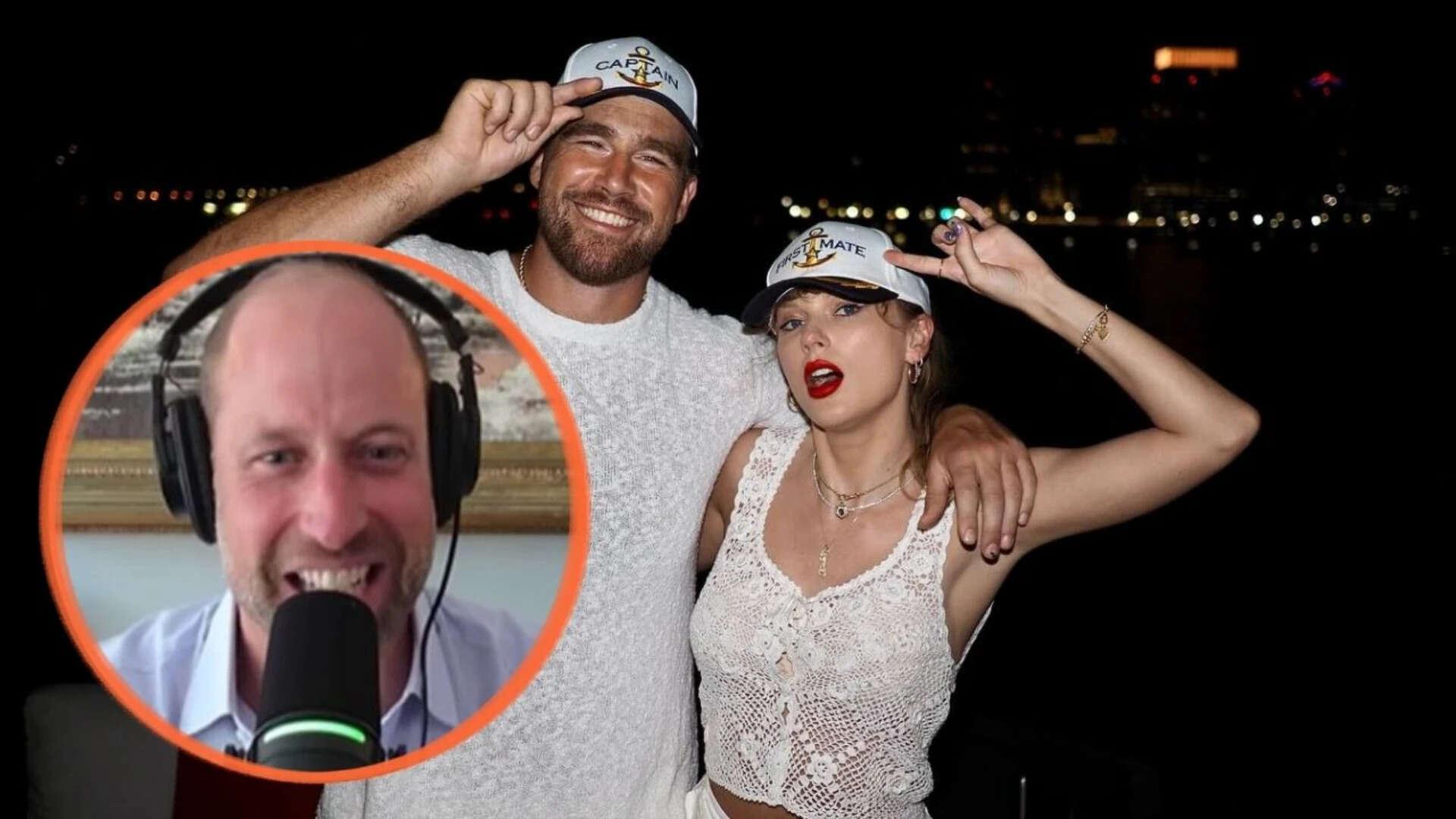 Prince William's surprise podcast appearance ahead of Travis Kelce and Taylor Swift's wedding