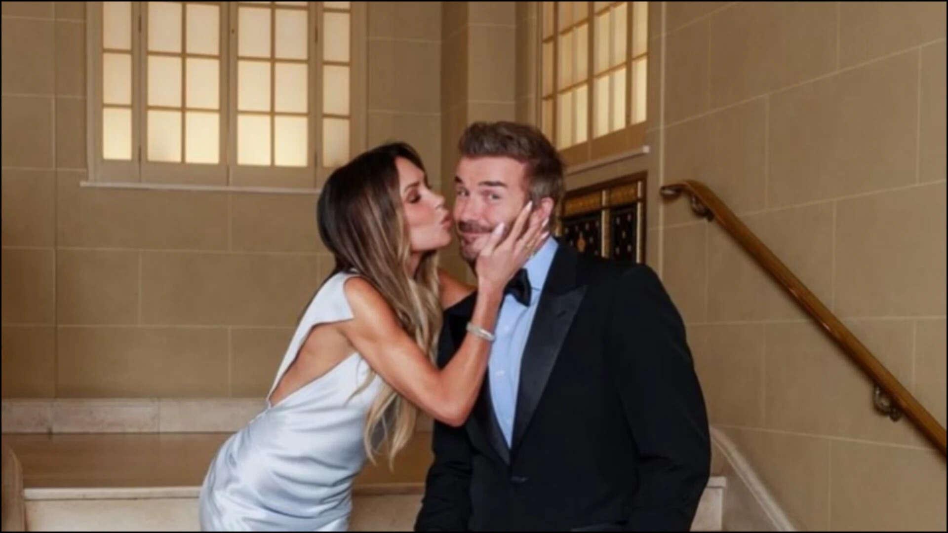 David Beckham and Victoria Beckham celebrate 27th anniversary
