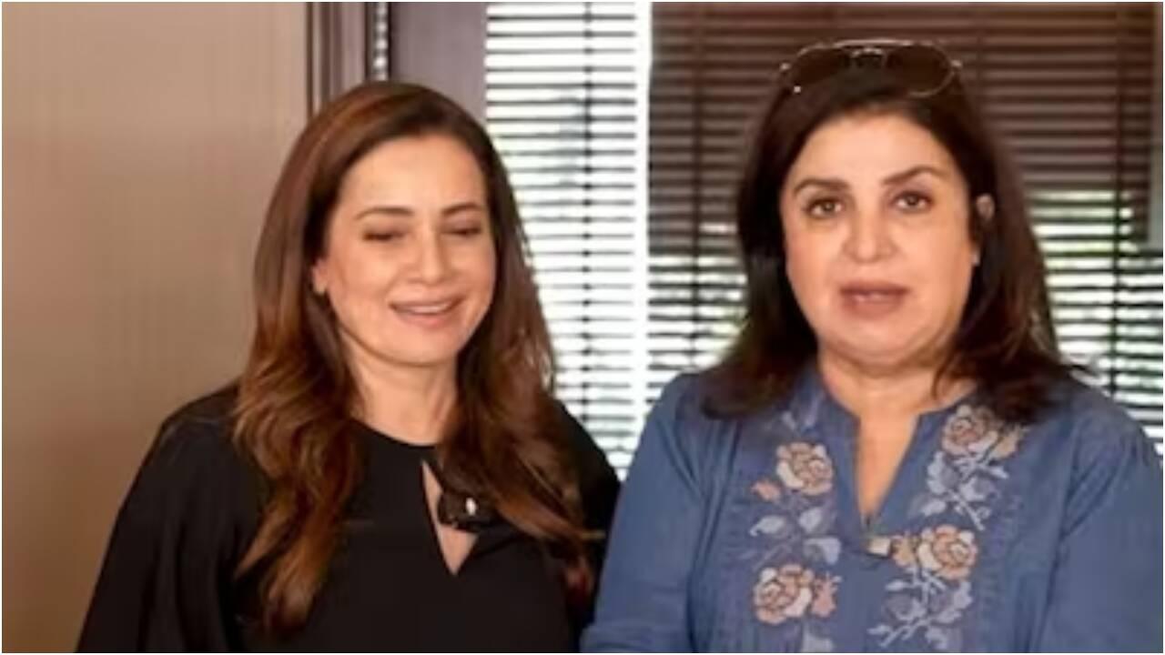 Inside Neelam's huge home with plush couches and private bar