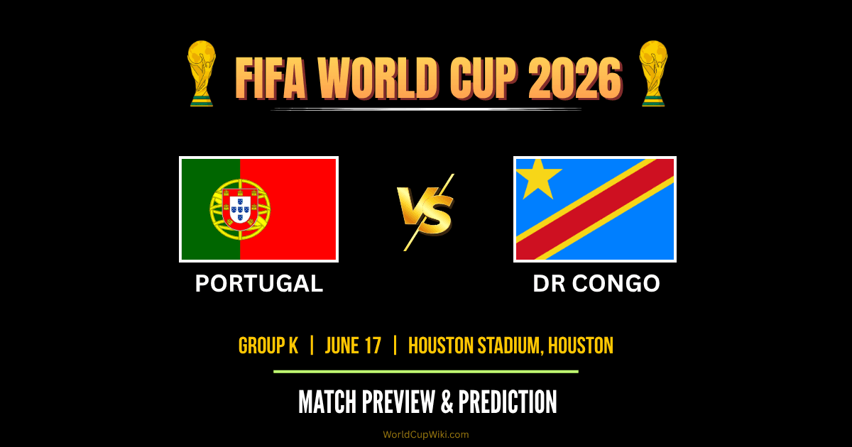 FIFA World Cup 2026: Portugal Face Congo in Houston Clash