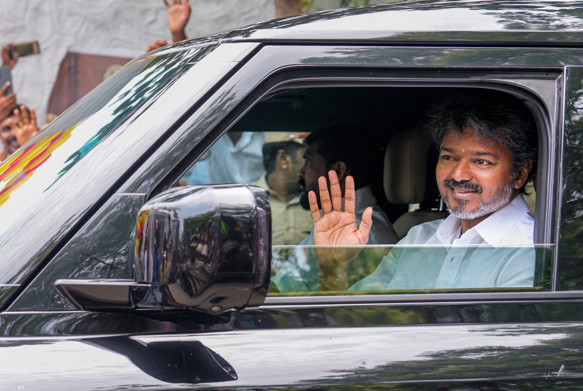 Vijay Stakes Claim to Form Govt After TVK Emerges Largest Party