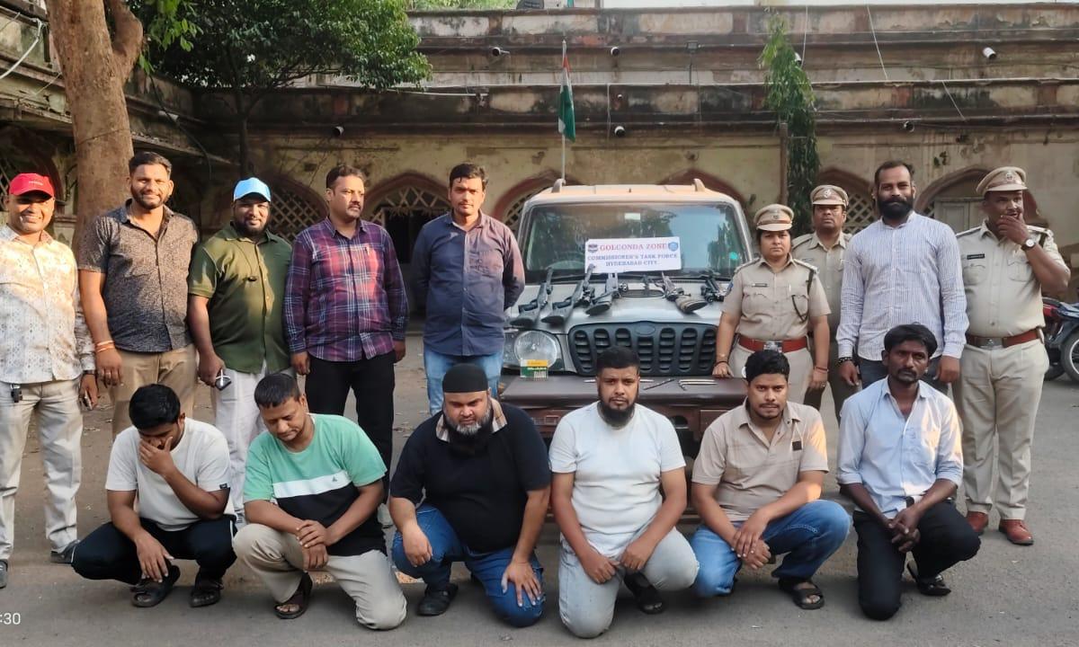 Hunting Gang Busted in Shadnagar, Makthal Forests