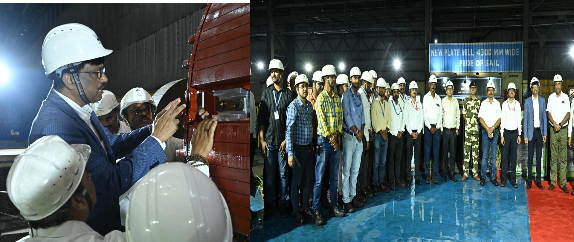 SAIL CMD Ashok Kumar Panda Reviews Expansion Projects At Rourkela Steel Plant, Stresses Safety And Value-Added Steel Production
