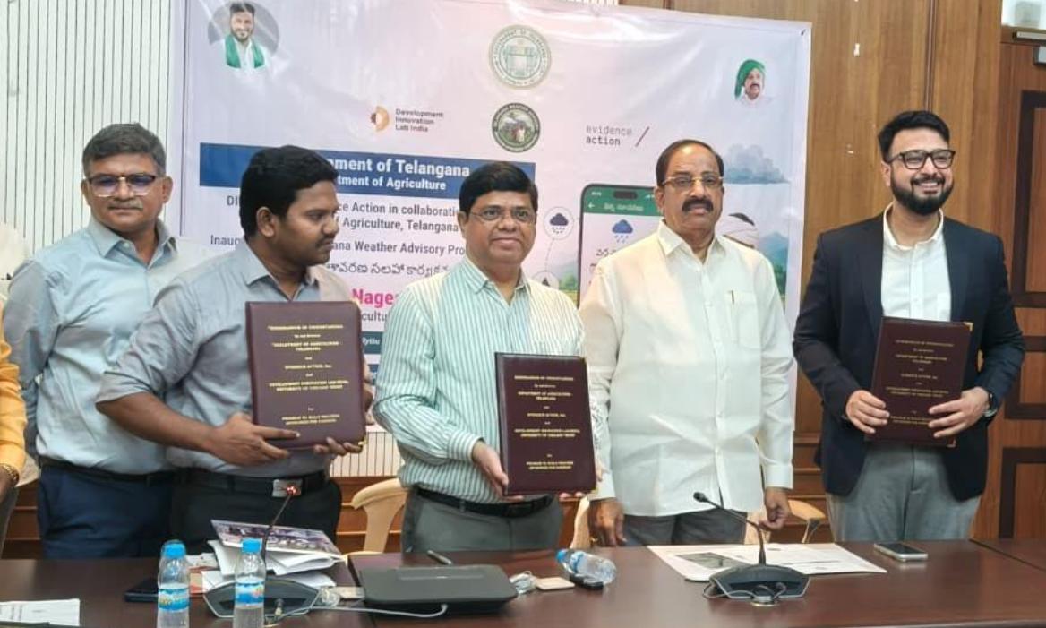 15 Lakh TG Farmers to Receive Weather Updates Via Messages