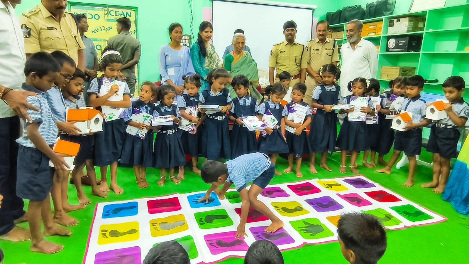 Discover Anantapur Donates Educational Materials To Rakshak School