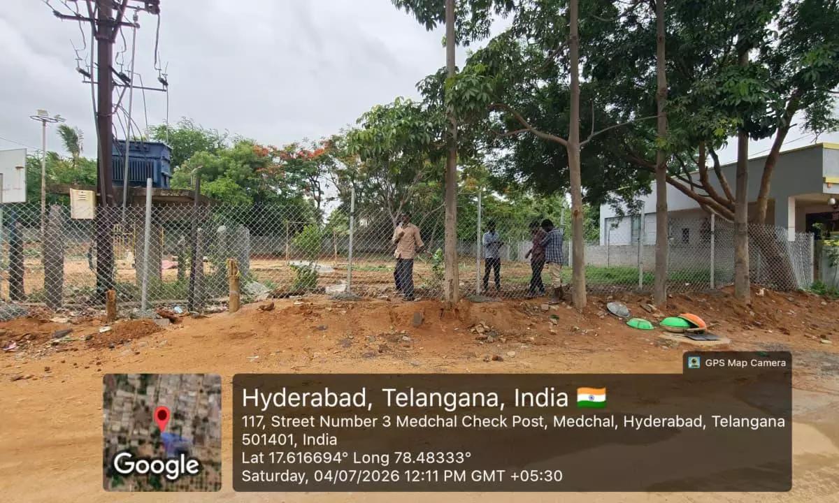 HYDRAA Protected 1,970 sq. yds Parkland In Medchal