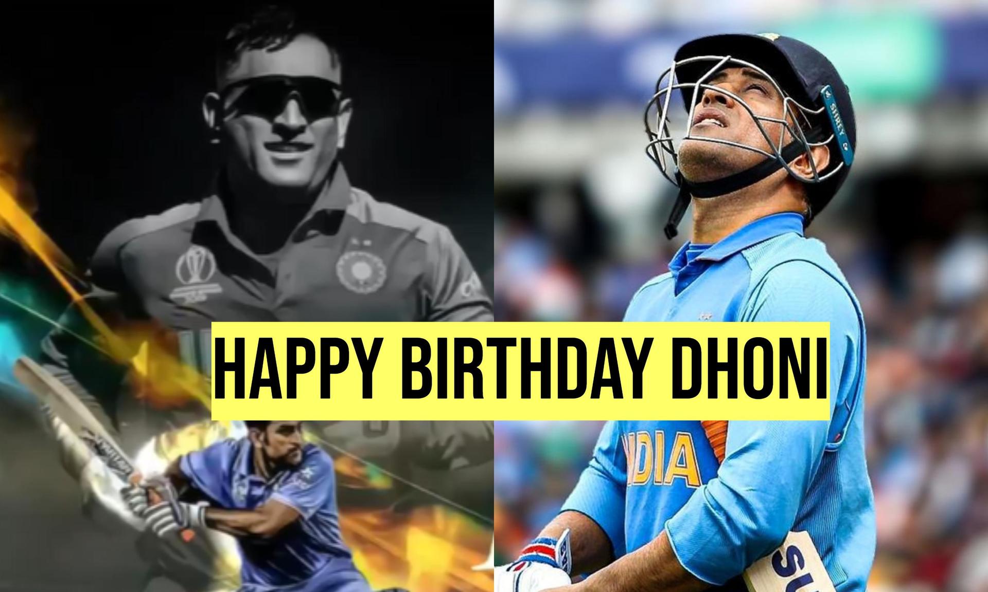Happy Birthday Dhoni: Fans Pour Wishes on Captain Cool