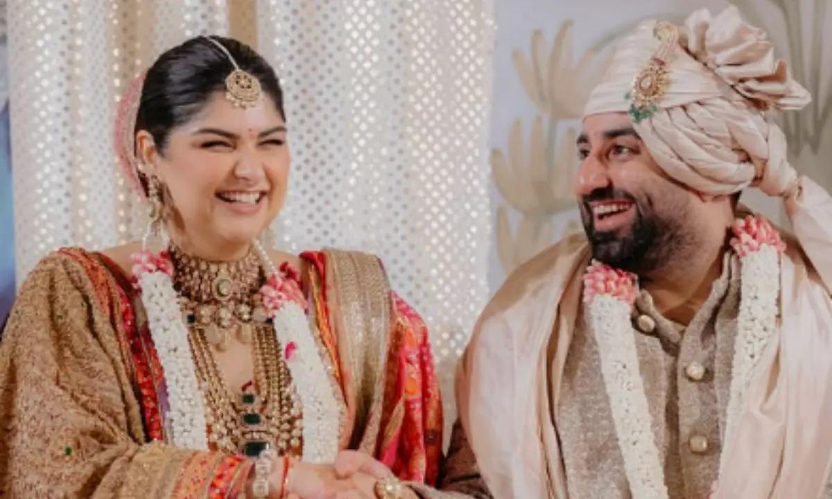 Anshula Kapoor Ties Knot With Longtime Beau Rohan Thakkar, Shares Adorable Wedding Pics