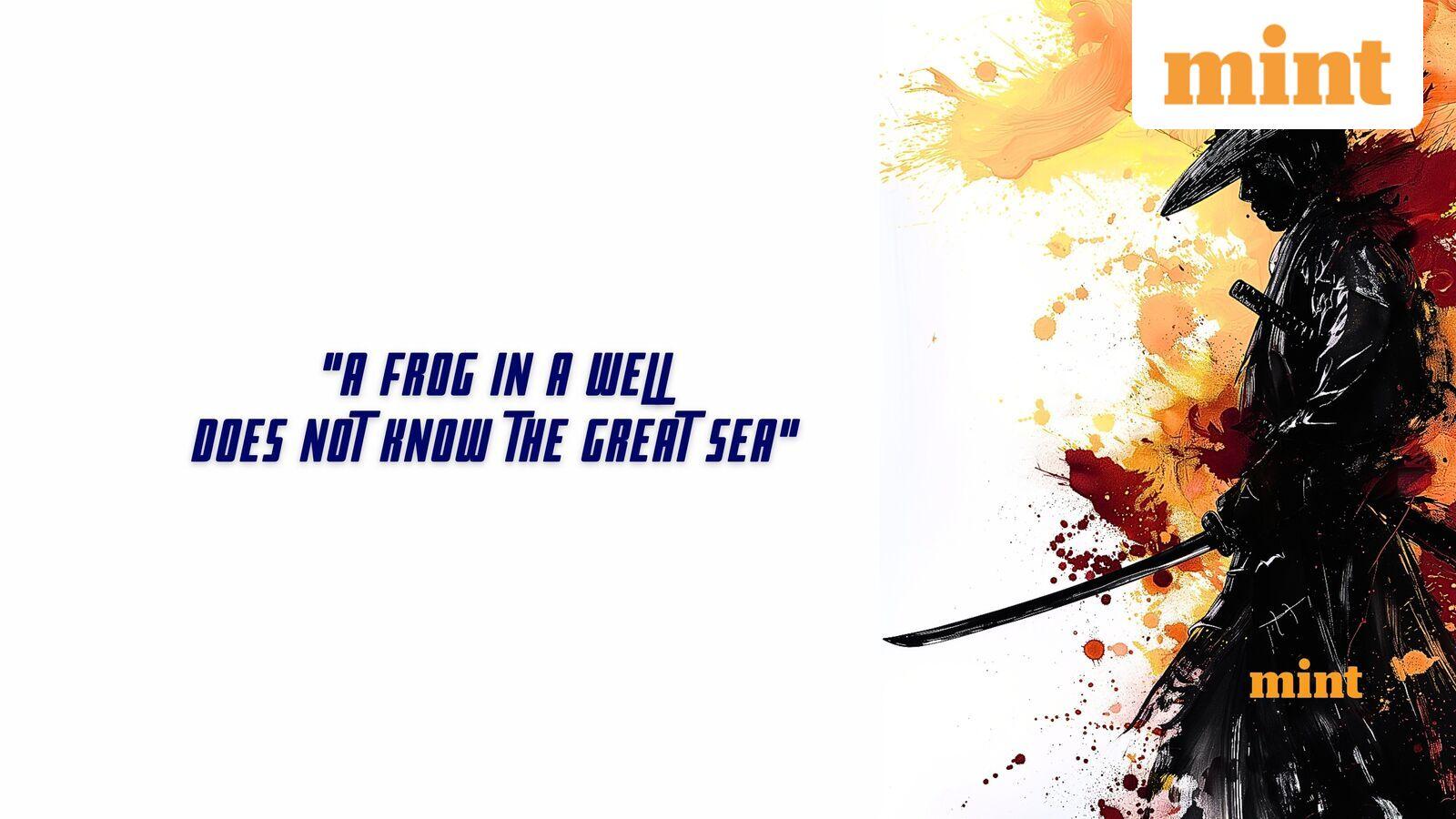 Japanese Proverb of the day: ‘A frog in a well does not know…’; meaning, business lesson and why it still matters today