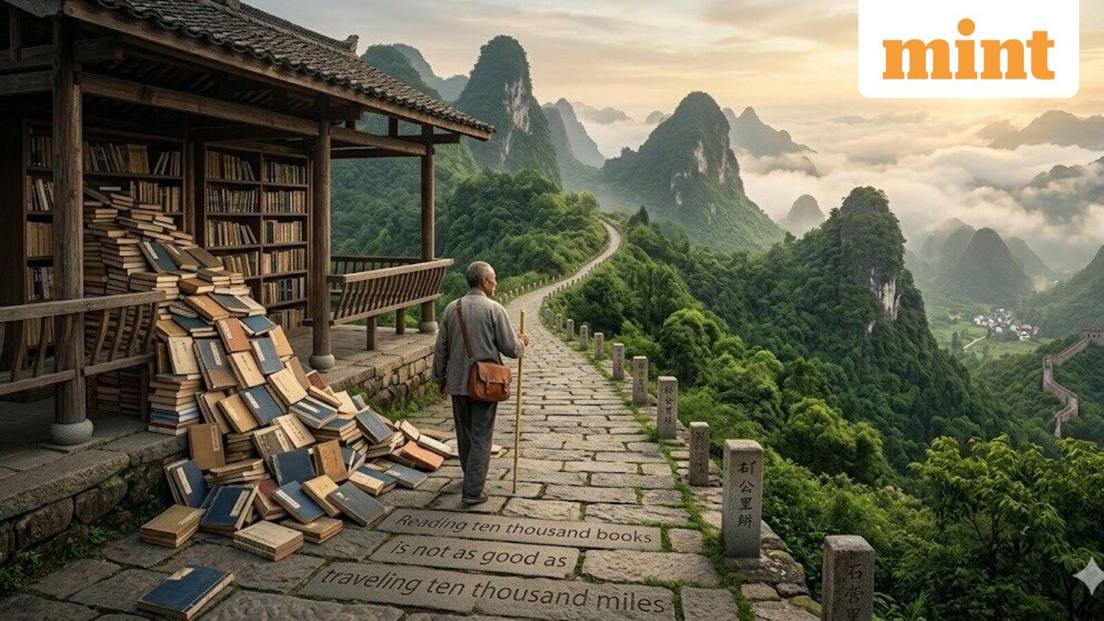 Chinese proverb of the day: ‘Reading ten thousand books is not as good as traveling ten thousand miles’