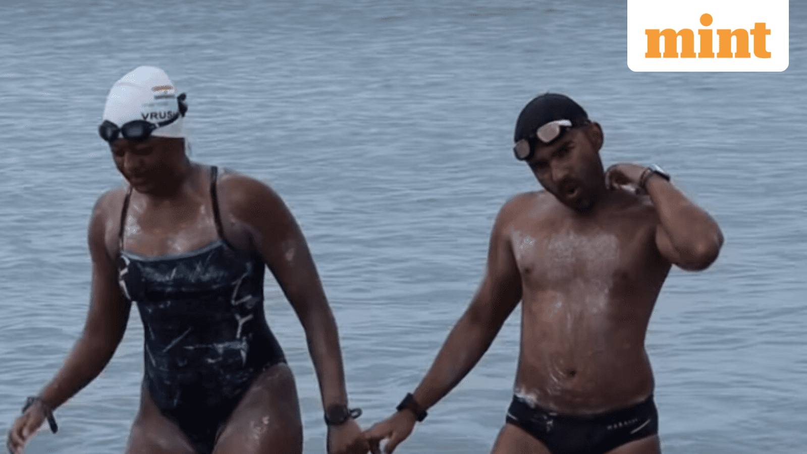 Bengaluru couple swims from India to Sri Lanka in 10 hours: ‘Such an amazing feat’ - Video