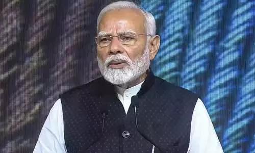 హైదరాబాద్ చేరుకున్న ప్రధాని నరేంద్ర మోడీ